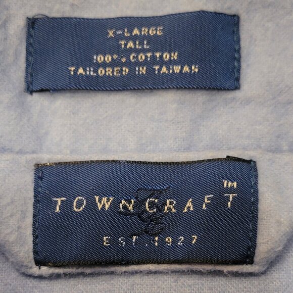 VTG JCPenney Towncraft 100% Cotton Flannel Men's Pajama Set XLT NEW - Picture 8 of 9